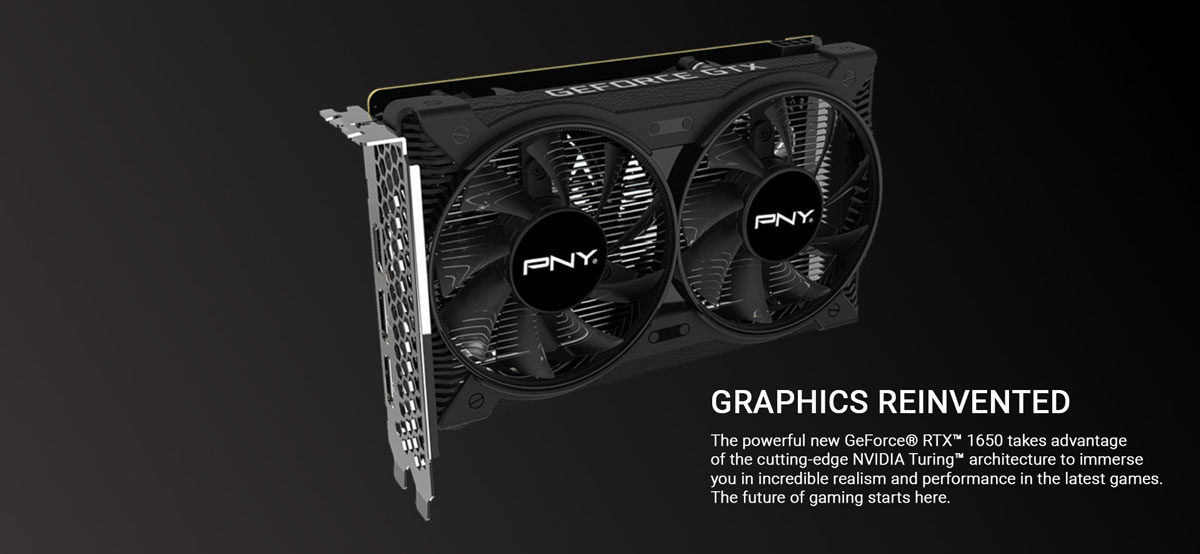 PNY GeForce GTX 1650 4GB GDDR6 Dual Fan Graphics Card Price in Bangladesh